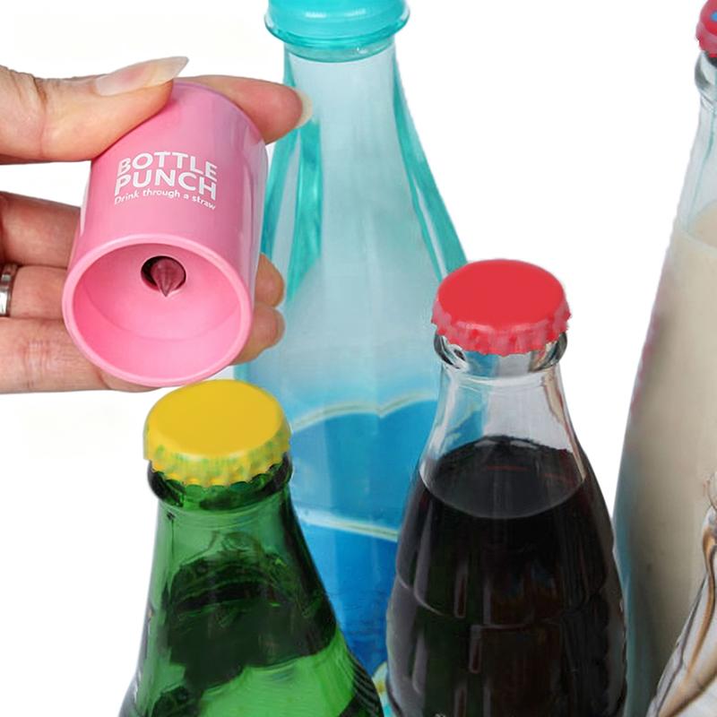 1 Pezzo Mini Apribottiglie Trapano Acqua Strumenti Punch Bevande Tappo Bottiglia Fora Tappo Per Cannuccia Per Festa Colore Casuale