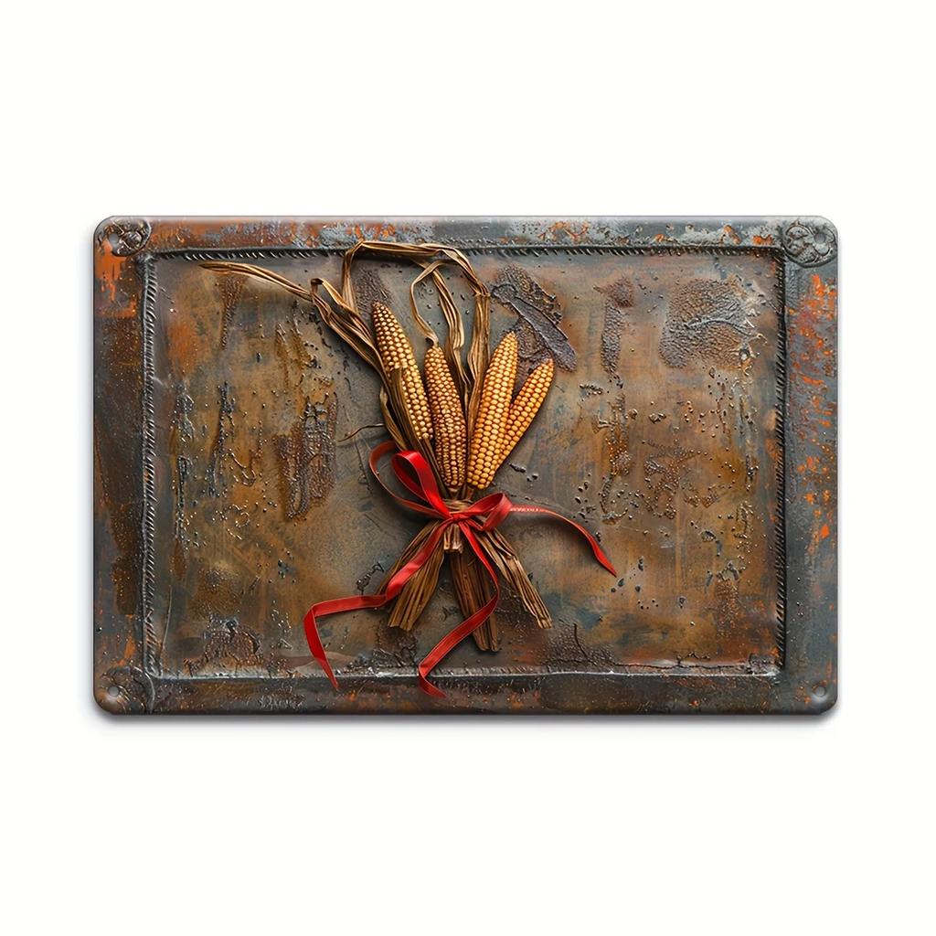 Vintage  Vegetables and Fruits Metal Tin Sign Plaque Decorative Plates for Farm Club Man Cave Bar Home Hotel Cafe Wall Decor