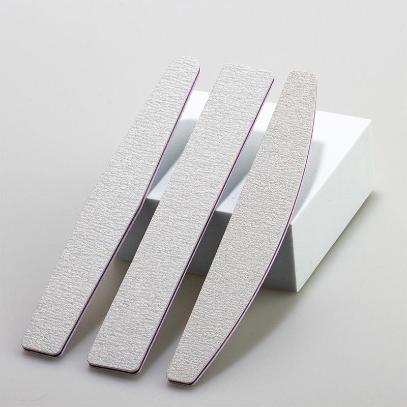 Gray Double-Sided Nail Shaping & Grinding Strips for Manicure