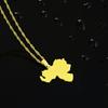 Unisex Elegant Venezuela Map Flag Pendant Necklace - Fashionable Stainless Steel Jewelry