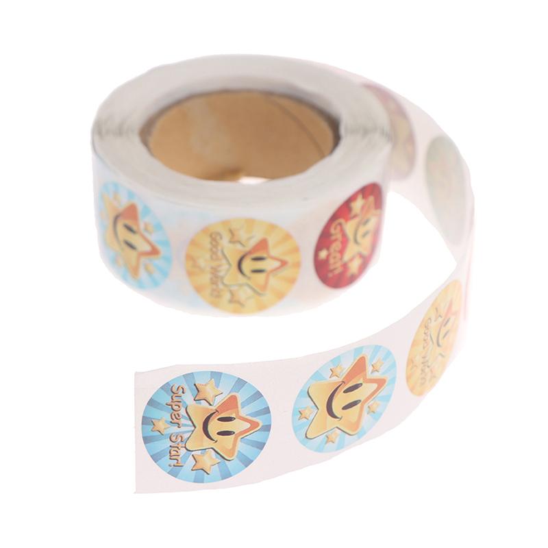 500Pcs Children Reward Stickers School Supplies Star Adhesive Seal Labels