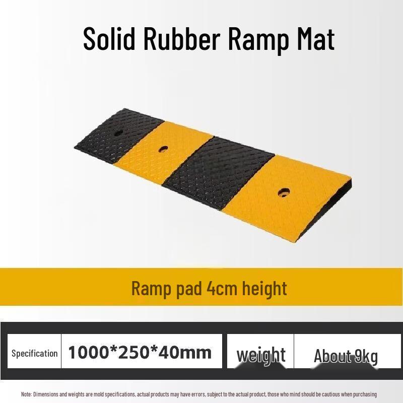 Solid Rubber Ramp Mat