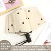 Cute Folding Umbrella for Girls with Black Coating for Sun Protection and Uv Protection, Manual and Fully Automatic, Dual-Use for Sun and Rain