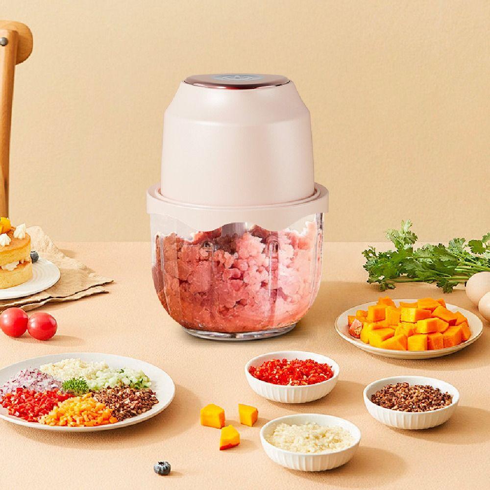 Cordless Meat Grinder Multifunctional Vegetable Crusher Garlic Crusher Kitchen Gadgets