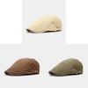 Classic British Style Cotton Newsboy Cap With Sun Protection For Men And Women
