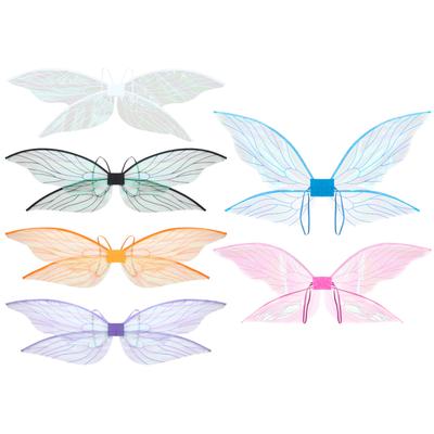 Frauen Mädchen Zikade Flügel Libelle Elf Flügel Fee Halloween Cosplay Kostüm Festliche Party Maskerade Requisiten Dress Up