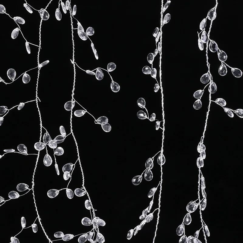 1.5m Crystal Bead Curtain, Water Drop Beads, DIY, Wedding Decorations, Branch Rope, Party Decorations, Wedding Party Supplies