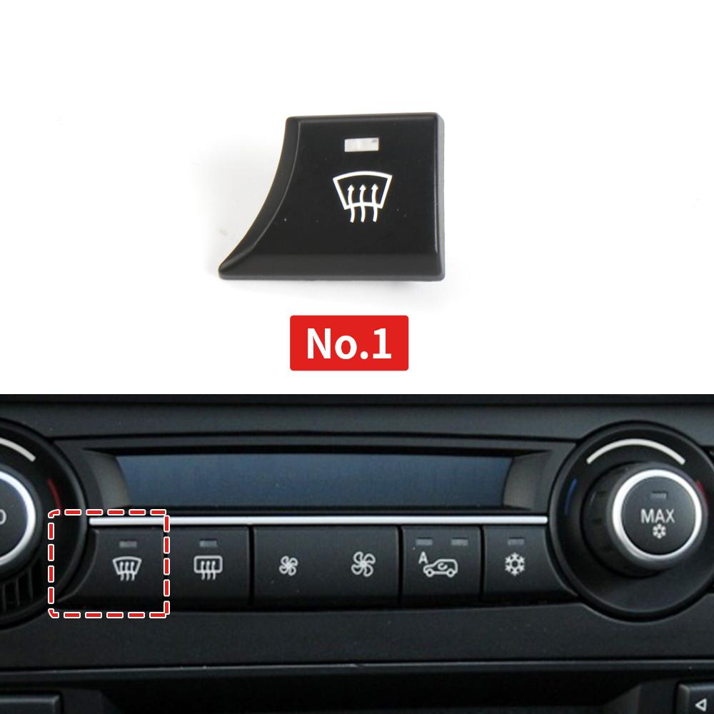 Auto-Klimaanlagenknopf, Lüfterknopf, für BMW X5 E70, Luftzirkulationsabdeckung, Kälteschalterknopf, für BMW E71 E72