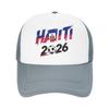 Haiti Football Match  Mesh Baseball Cap Unisex Women Casual Sun Hat Canada Mexico Usa Dad Hat Adjustable Summer Trucker Hats