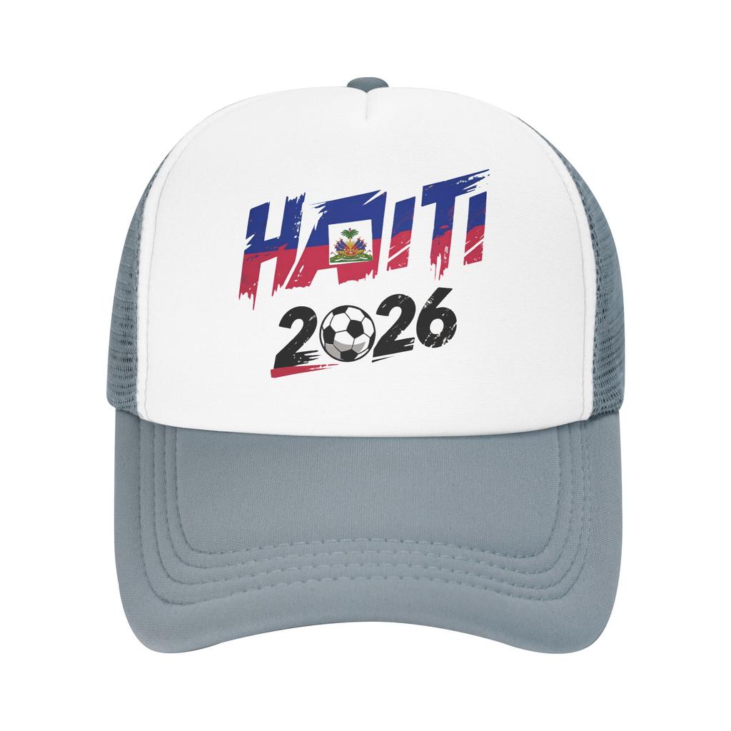Haiti Football Match Mesh Baseball Cap Unisex Women Casual Sun Hat Canada Mexico Usa Dad Hat Adjustable Summer Trucker Hats