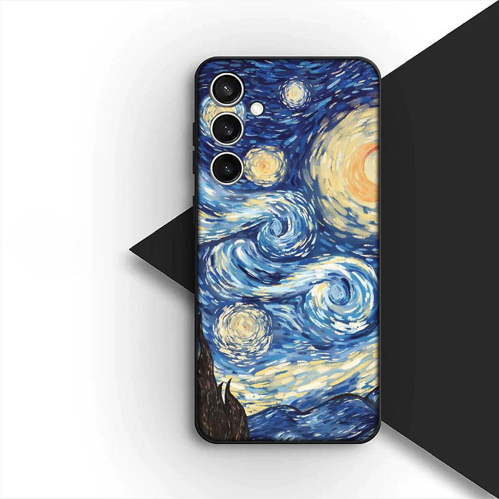 Casing for Xiaomi Redmi Note 13 14 Pro Plus ProPlus 14C 13C Pro+ 5G Phone Cover Protective Case Sunflower Starry Night Van Gogh