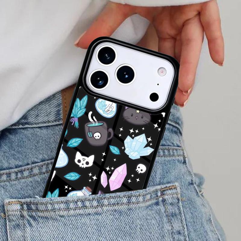 Gothic Halloween Funda Phone Case for iPhone 16e 15 14 13 12 17 Pro Max Plus Air 17pro Cover Coque