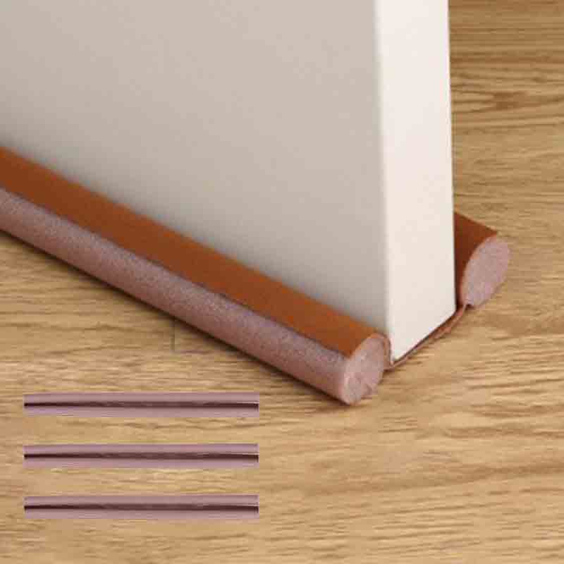 HomeProtect Under Door Draft Stopper Weather Stripping Door Seal Door Sweep Reduce Cold Air Front Soundproof Draft Blocker