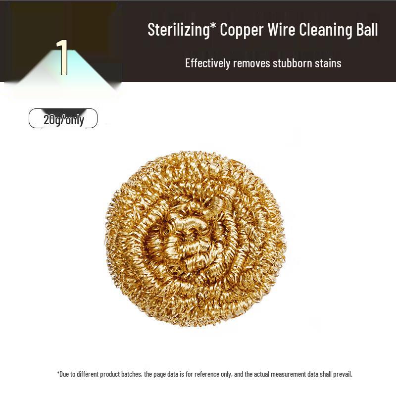 COOKER KING Copper-Steel Wire Scrubber Brush