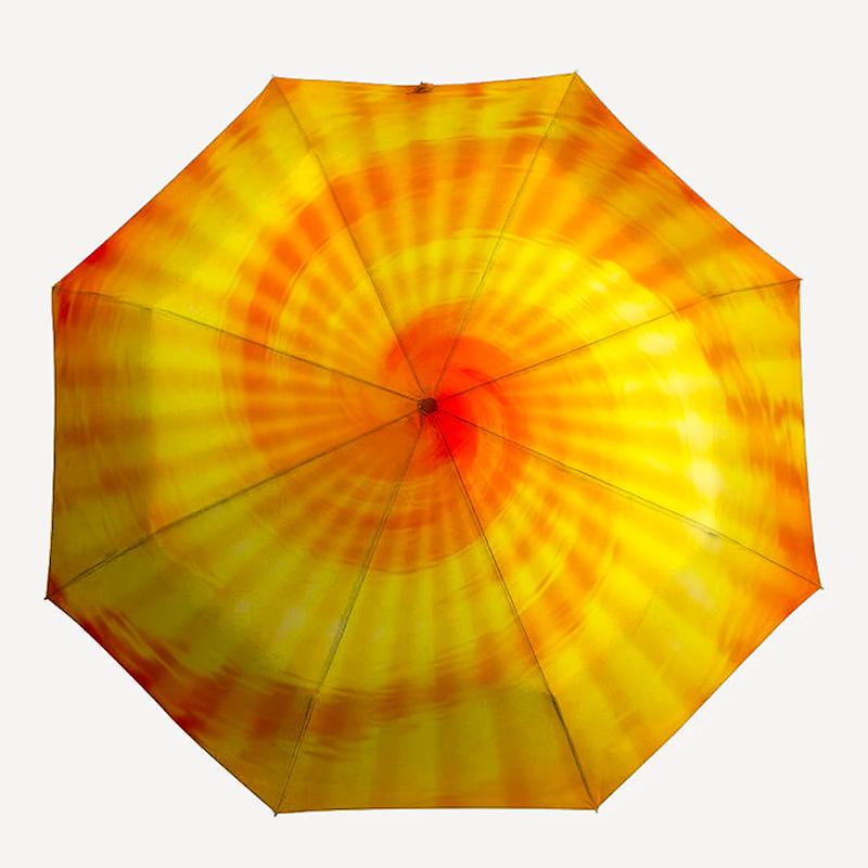 

1pc Spiral Sunburst Automatic Open/Close Umbrella with Windproof, 8-Rib Sturdy Canopy, Durable Ribs, Ideal for Gifts yy251117008