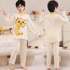 Thailand Kids' Cartoon Pajamas - Long Sleeve, Lightweight, Round Neck for Spring and Autumn - For Girls
