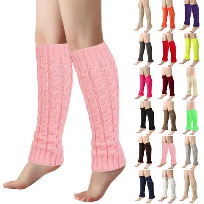 Women's Winter Piled Socks Eight-character Twisted Knitted Coarse Wool Socks