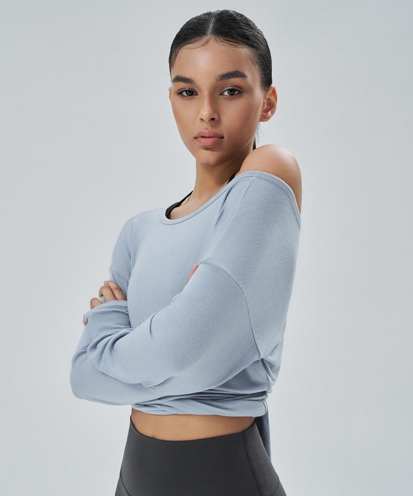 CITYBREEZE ACTIVE Active Airy Long Sleeve Cover-Up_Sky Blue