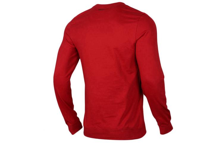 Adidas Neo Sweatshirts Men's Red Crew Neck Moderate Regular EI6271