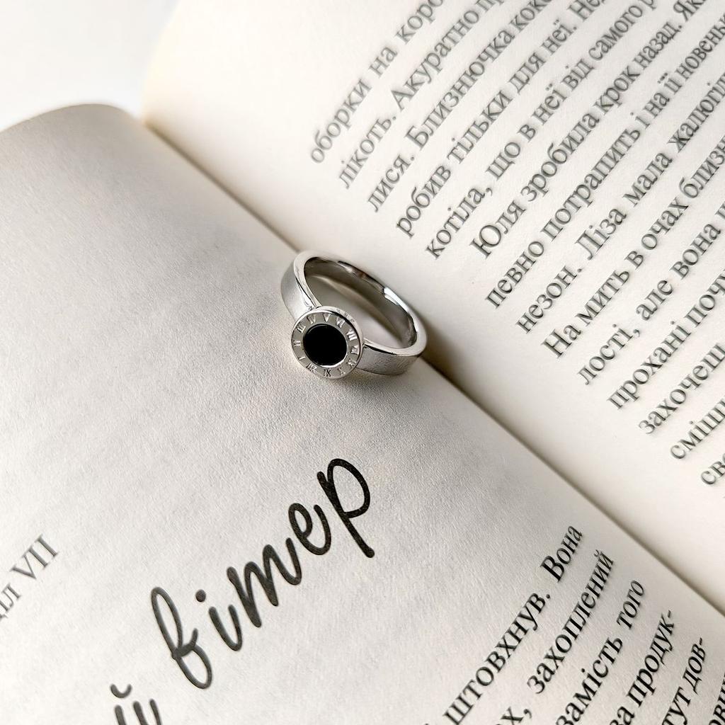 Silberring mit natürlichem Onyx, Gewicht des Artikels 4,4 g (2176237)