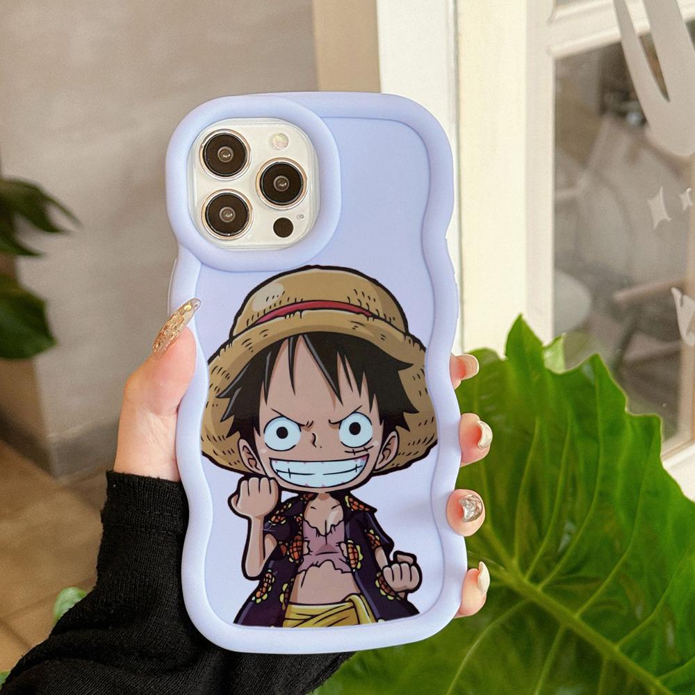 LZ28 One Piece Luffy Gear 5 Silicone Phone Cases for Samsung A15 A16 S23 FE S24 Ultra A34 A54 A14 A55 Motorola G32 E14 OnePlus Soft Cover