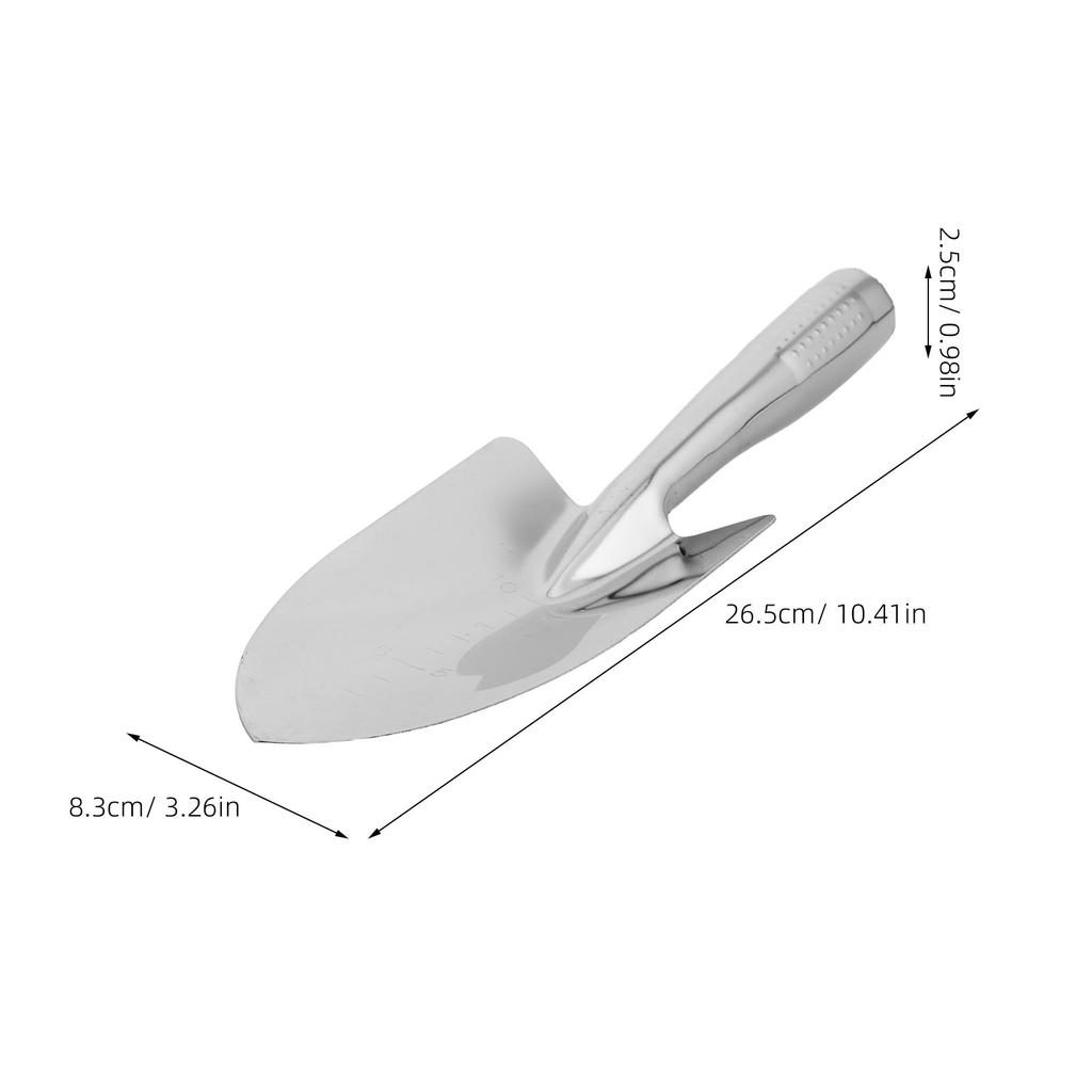 Small Stainless Steel Garden Shovel Portable Hand Shovel Planting Digging Weeding Tool For Outdoor Flower Gardening And Home