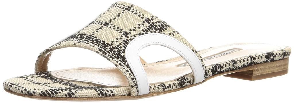 Flat Sandals 6358 SAMI10 LUNETTA MULE FLAT Beige Cm [Perico] Women's 23.0