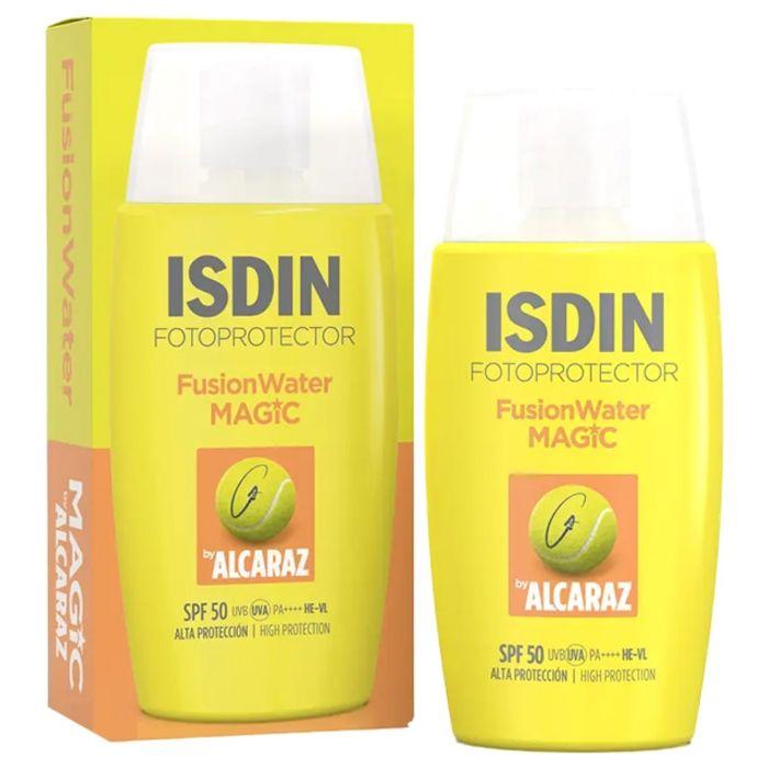 Écran Solaire Visage - ISDIN - Fusion Water MAGIC Alcaraz - SPF 50 - Texture Ultra-légère - 50 Ml