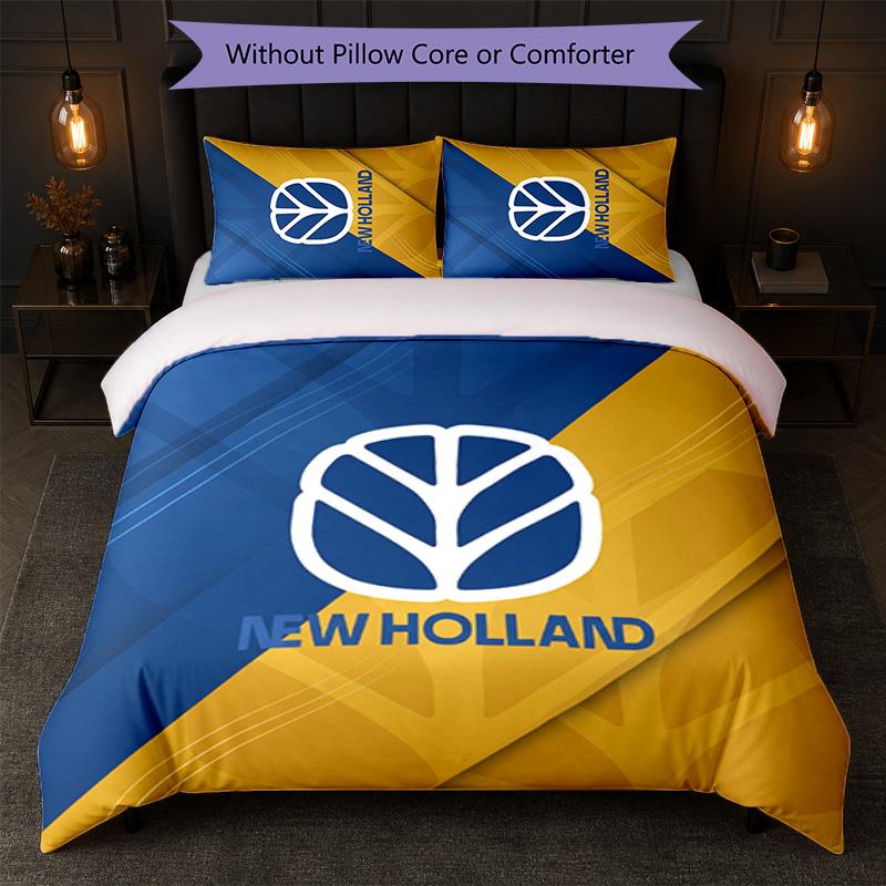 New Holland Print 3Pcs Bedding Set Duvet Cover With Two Pillowcases Soft Bed Linen For Household Bedroom