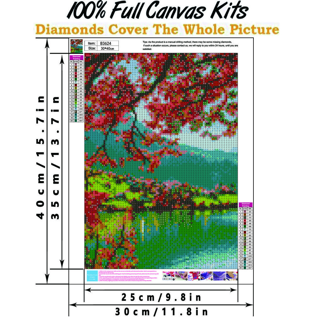 Full Round 5D Diamond Painting Landscape Diamond Mosaic Sale Painting Embroidery Craft Art Home Decoration