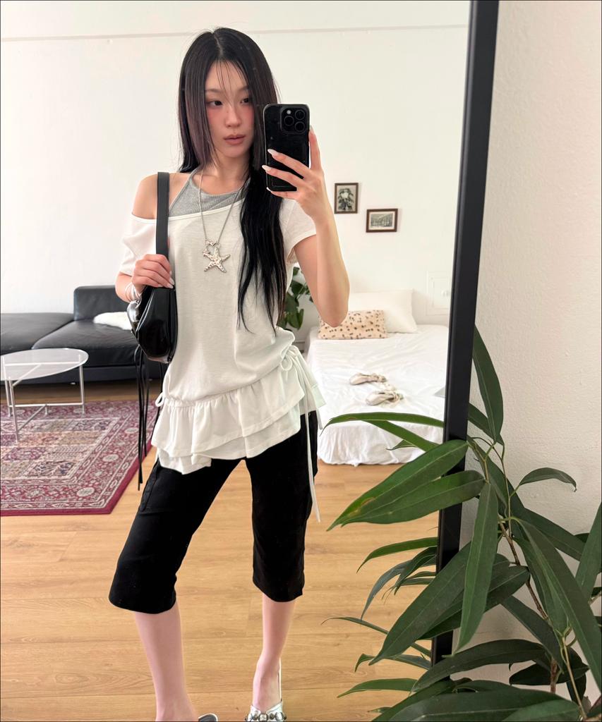 MIXXO Skirt Layered T-Shirt_Miwlwg342A Miwhwg73Qa