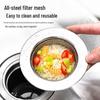 Stainless Steel Kitchen Sink Drain and Vegetable Basin Anti-Clogging Filter Net