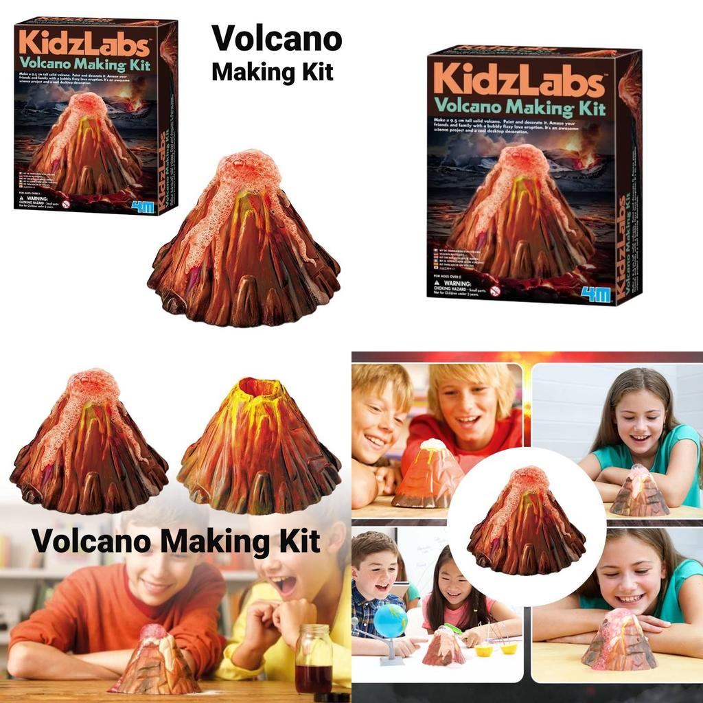 Children's Volcano Eruption Experiment Set Fun And Educational Diy Toy For Elementary School Students