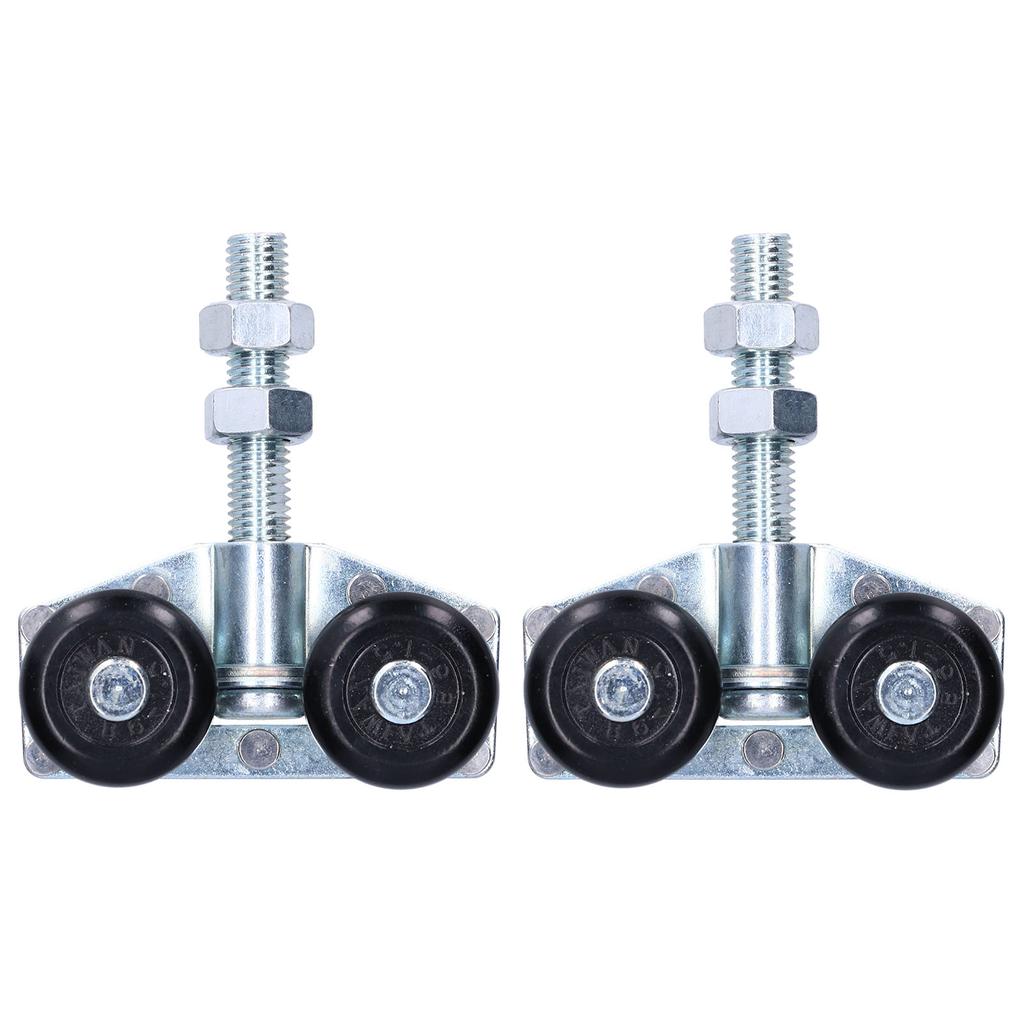 2 יחידות גלגל תלייה לדלת הזזה גלגלת מתלה גלגל דלת זכוכית אביזר חומרה