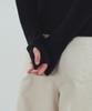 MUSINSA STANDARD WOMAN Women'S Soft Boucle Slim Hooded Knit [Black]