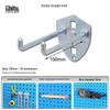 Wall-Mounted Pegboard Hook Display Rack