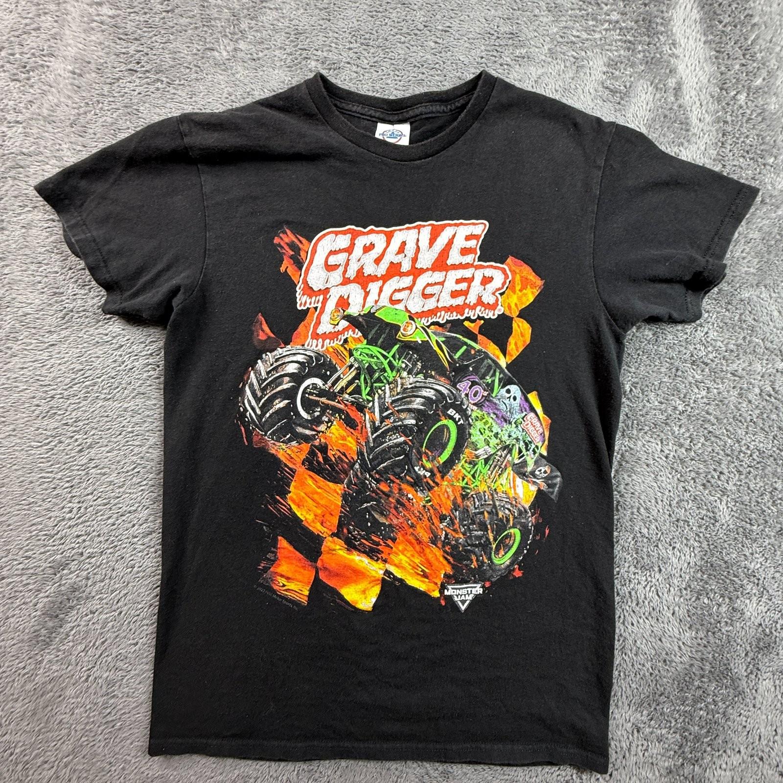Monster Jam Grave Digger Men s S Black Feld Sports Racing Truck Tee Unisex T-Shirt XXXXL