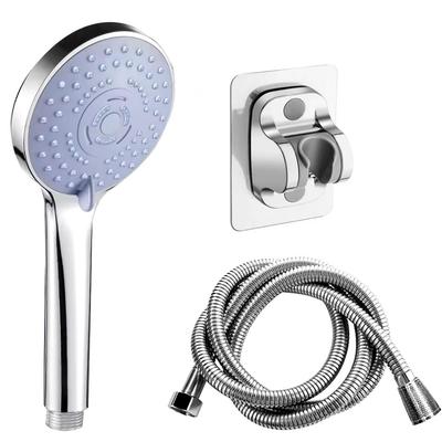 Ducha de mano presurizada para baño, accesorios, boquilla de ducha con gran salida de agua, 5 modelos, cabezal de ducha ajustable para ahorrar agua