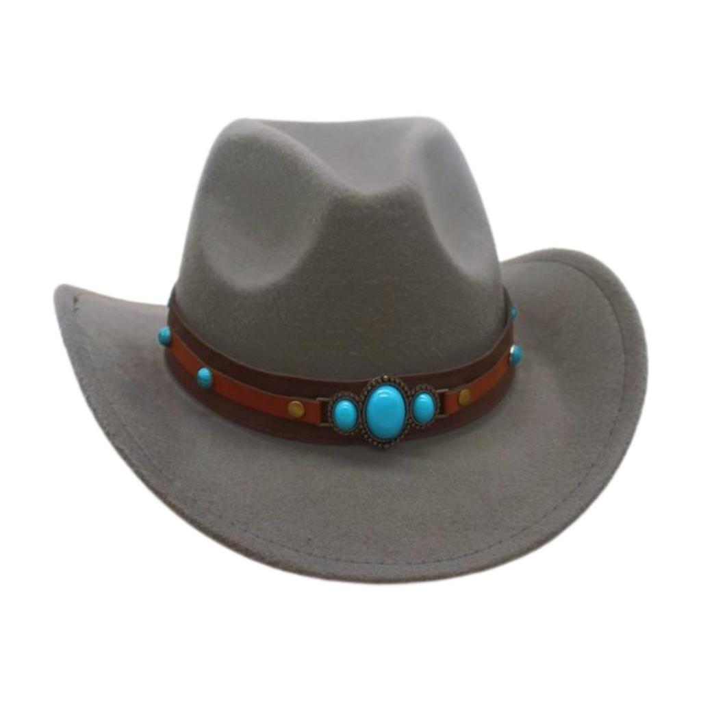 Children'S High-End Sense Of Ethnic Travel Hat, European, American And Western British Style Cowboy Hat, Men'S And Women'S Four-Season Top Hat