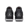 Air Jordan 4 Retro SE GS Tela Nera Scarpe da Ginnastica per Bambini Bianco Rosso Fuoco Grigio Acciaio Chiaro DV0553-006