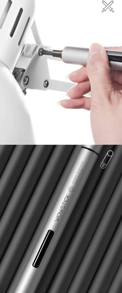 Wowstick Try 1P 19 In1 Electric Screwdriver Cordless Power Precision Screwdriver Rechargeable Bit Torque Adjustment Clutch Impact Screw Tightening