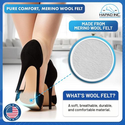 HAPAD Metatarsal Pad, Large, 3/8 thick - 6 Pairs of Pads by HAPAD