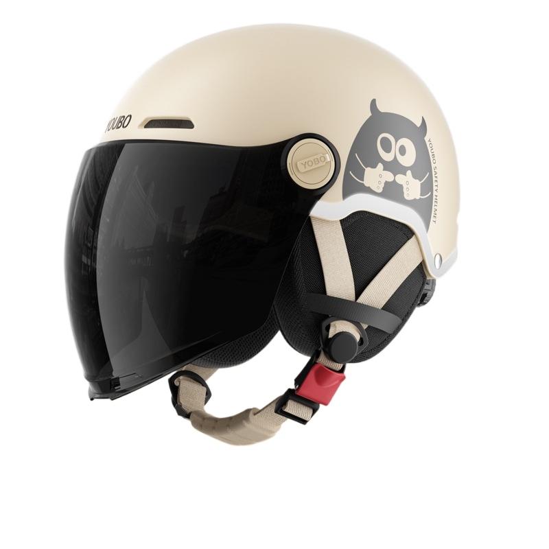 Electric Car Helmet Couple Four Seasons Universal Battery Motorcycle Men's Half Helmet Helmet