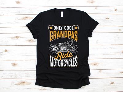 Funny Motorcycle Grandpa Shirt, Fathers Day Motorcycling Biker Gift,T-shirt, T-shirt, T-shirt, Tank Top Gifts