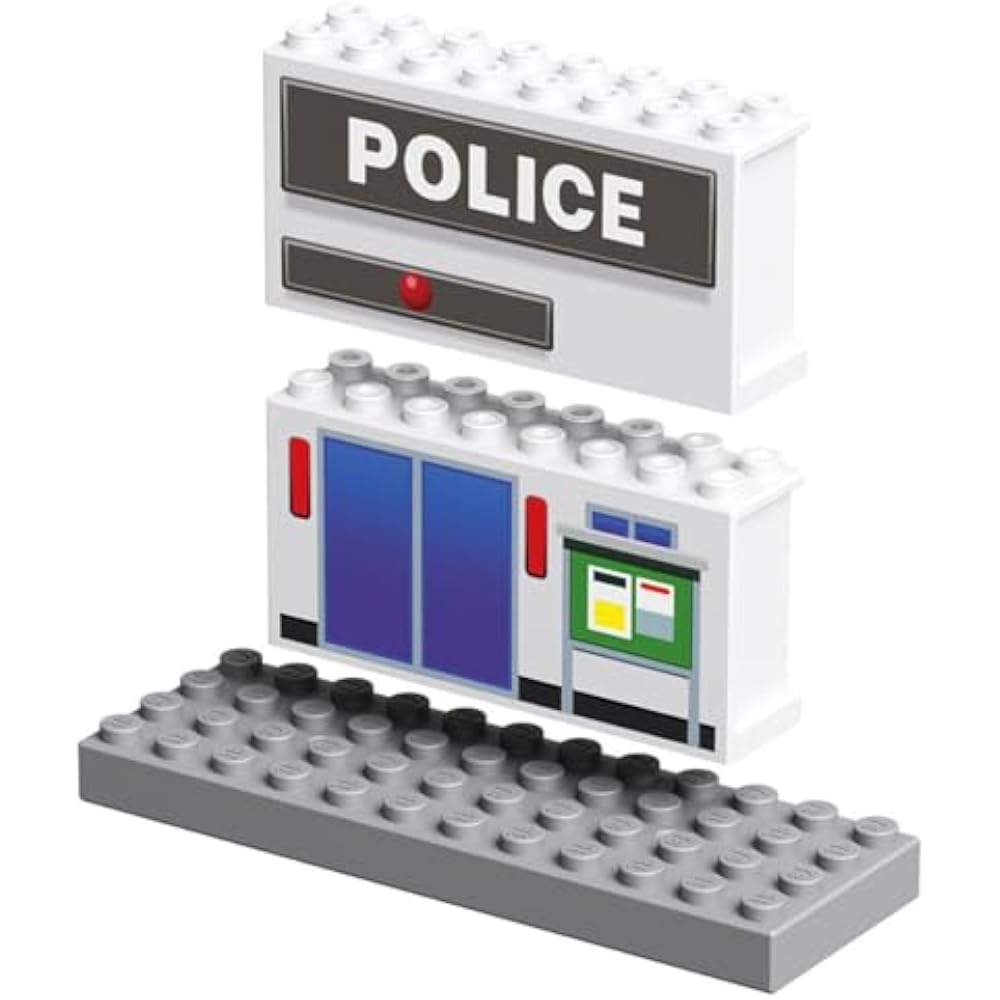 TAKARA TOMY (TAKARA TOMY) Tomica Plarail Block Patrol Set Toy Ages 3 and Up