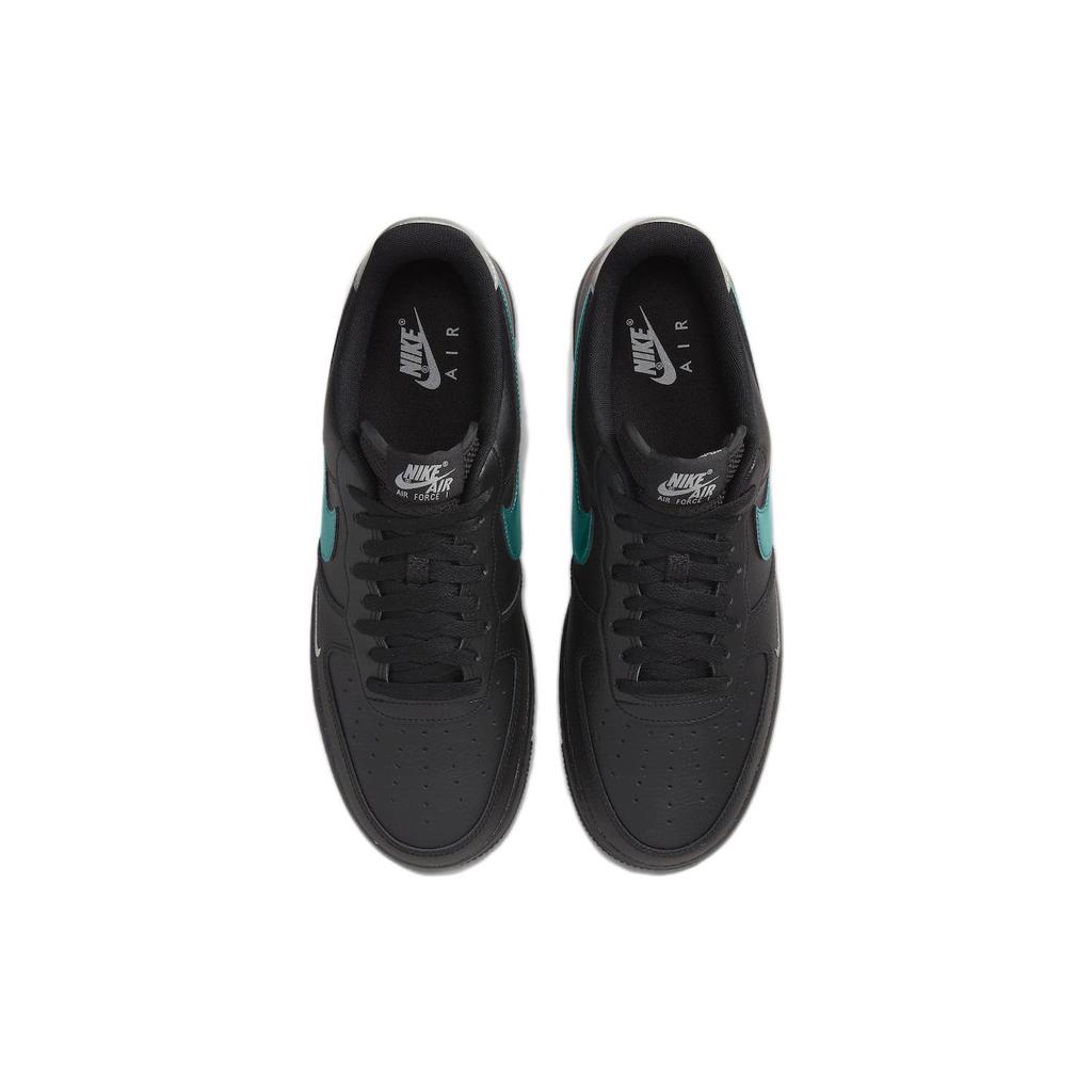 New Nike Air Force 1 '07 Low Black Blue Lightning FD0654-001