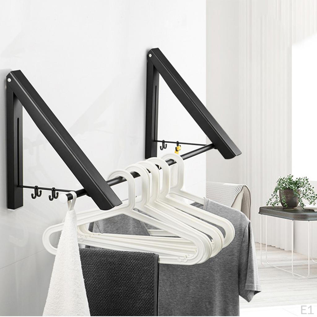 Aluminum Alloy Folding Wall Clothes Hanger