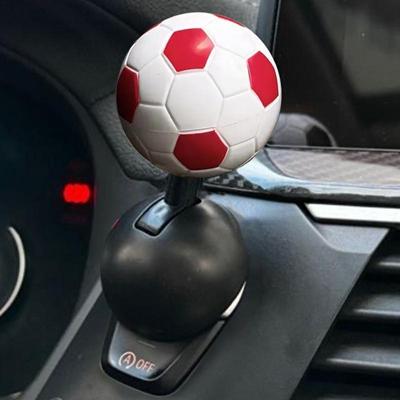 Funny Football Shape Start Button Adhesive One-button Start Joystick Stylish Car Start Button Rocker Car Decorations Accessories