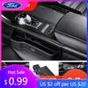 Adesivo de Carro Quente Para Ford Caixa de Armazenamento de Fenda de Assento de Carro Porta-copos Porta-telefone Carteira Case Organizador Para Ford Focus 2 3 1 Fiesta MK1 MK2 MK3