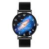 Watches Men'S Teens Middle And High School Students Fashion Trend Luminous Black Technology Quartz Watch Large Dial Watch